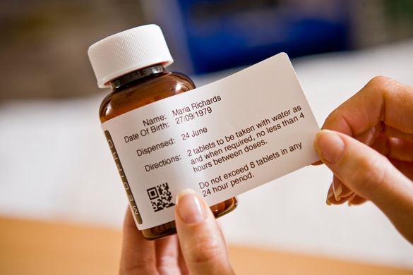 TD4 pharmacy drug bottle