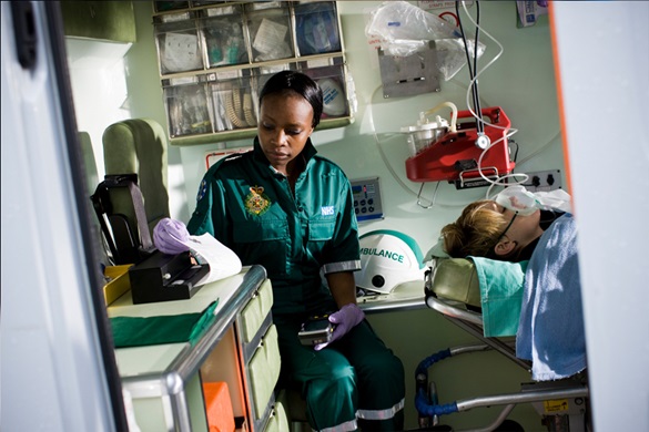 Paramedic using PJ-700